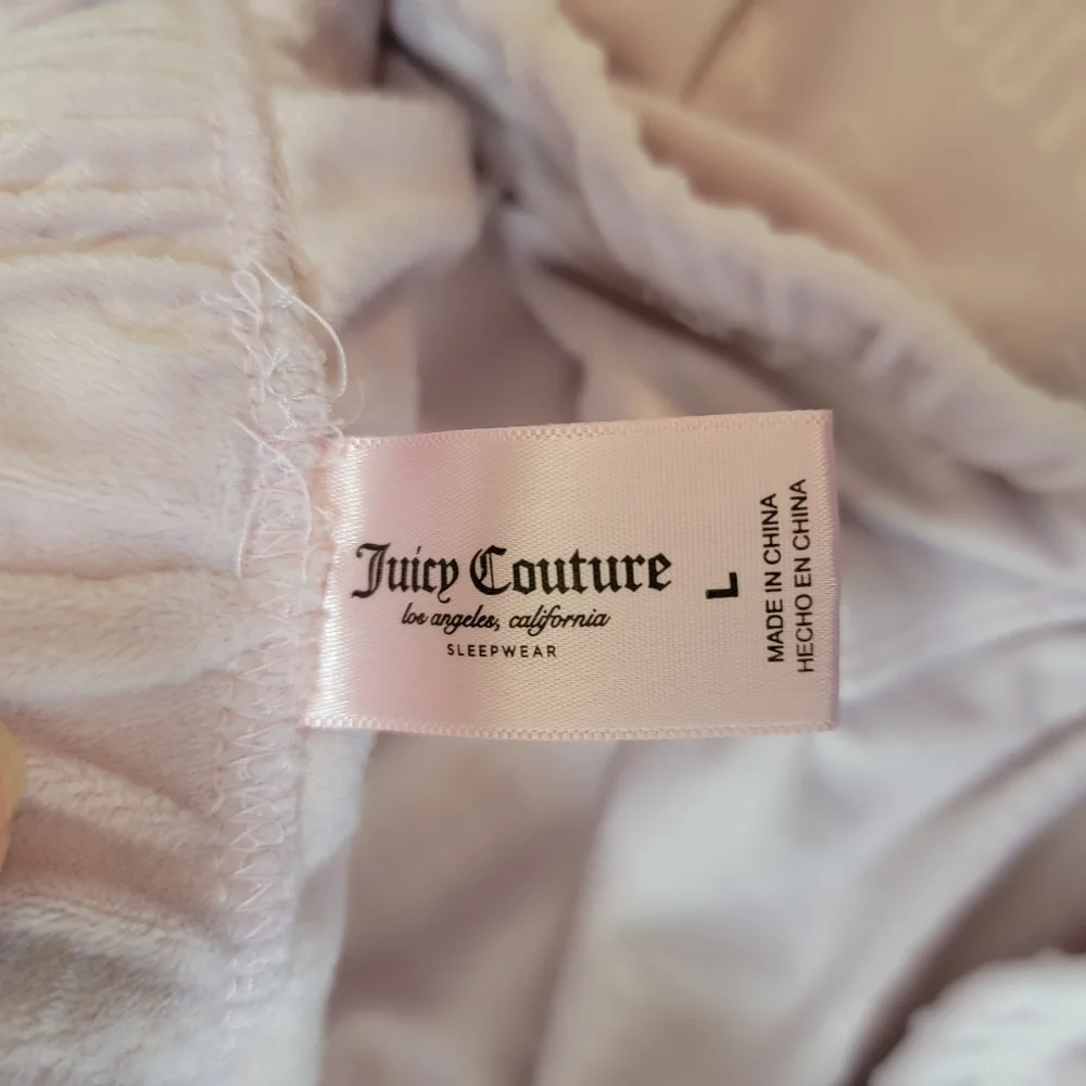 Juicy Couture Women's Y2K Terry Cloth Sleepwear Trackpants Sz L Elastic Waist